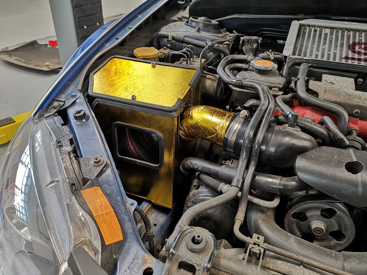 Hliníkový filter-box Subaru WRX STi